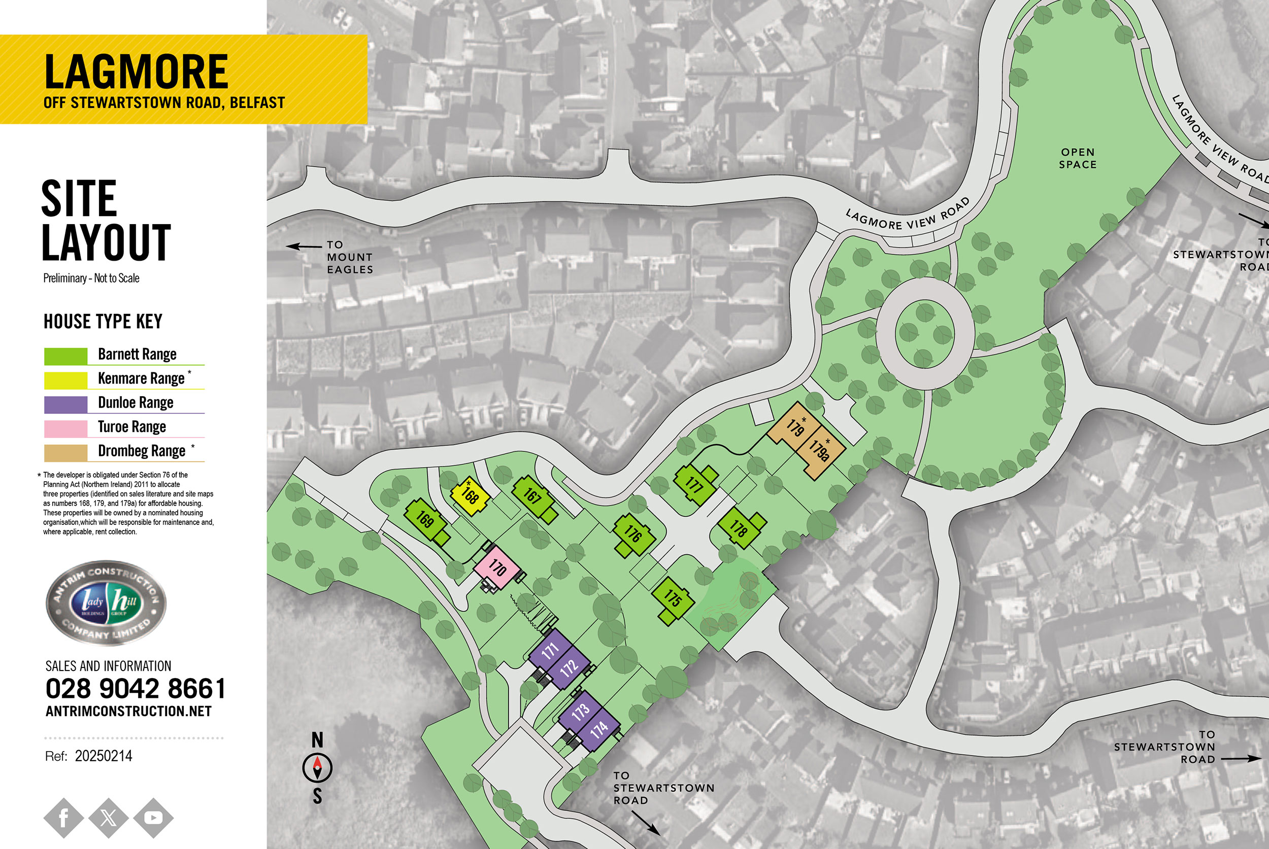 Site Layout for Lagmore Development